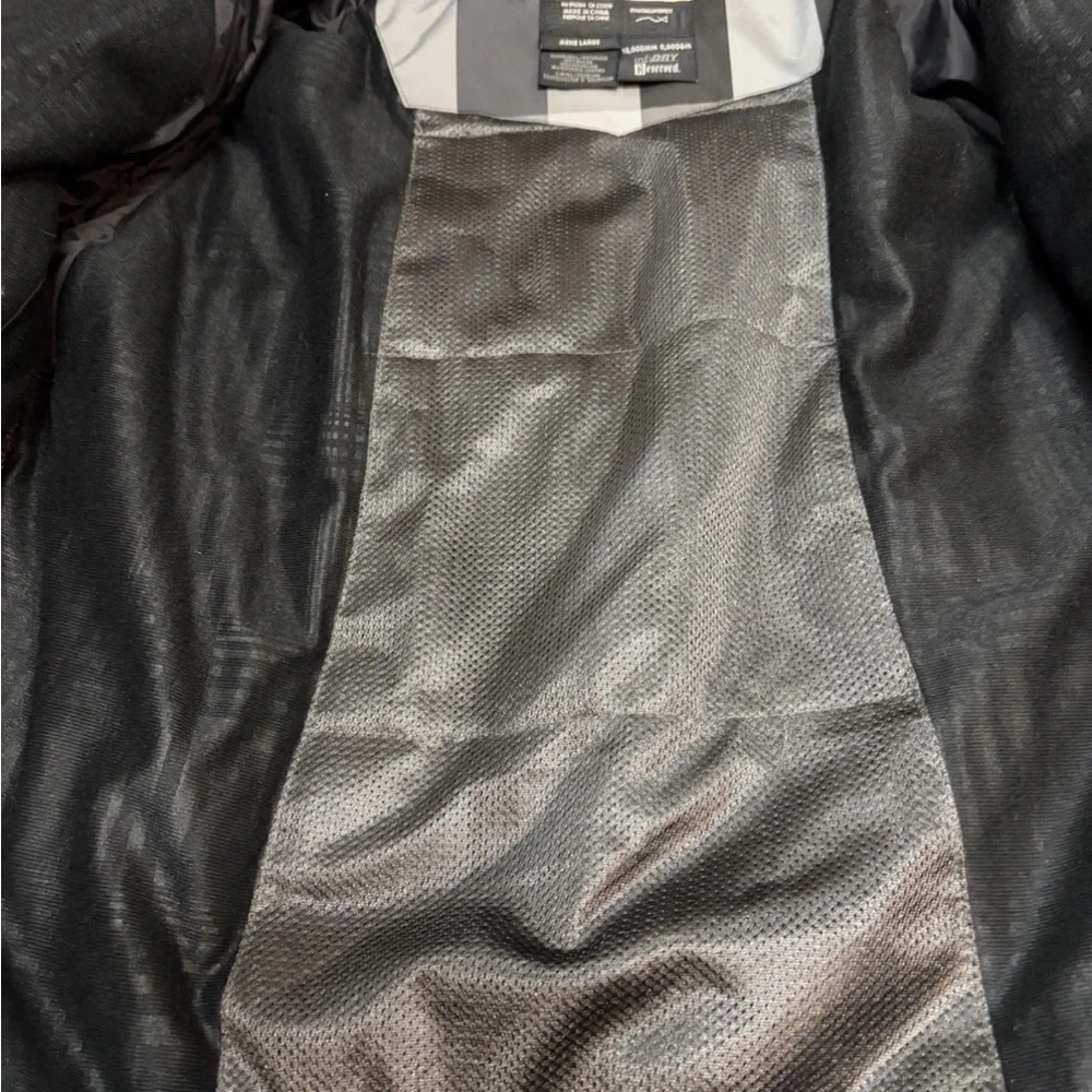 686 Men’s Black & Gray Infi-Dry Hooded Winter Jacket NEW - Picture 8 of 13